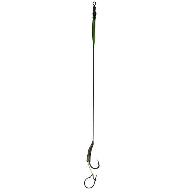Крючки с поводками Mikado Carp Fine Line P04 "MAGGOT RIG" № 6 / 15 lbs / 23 см.  ( 2 шт.)