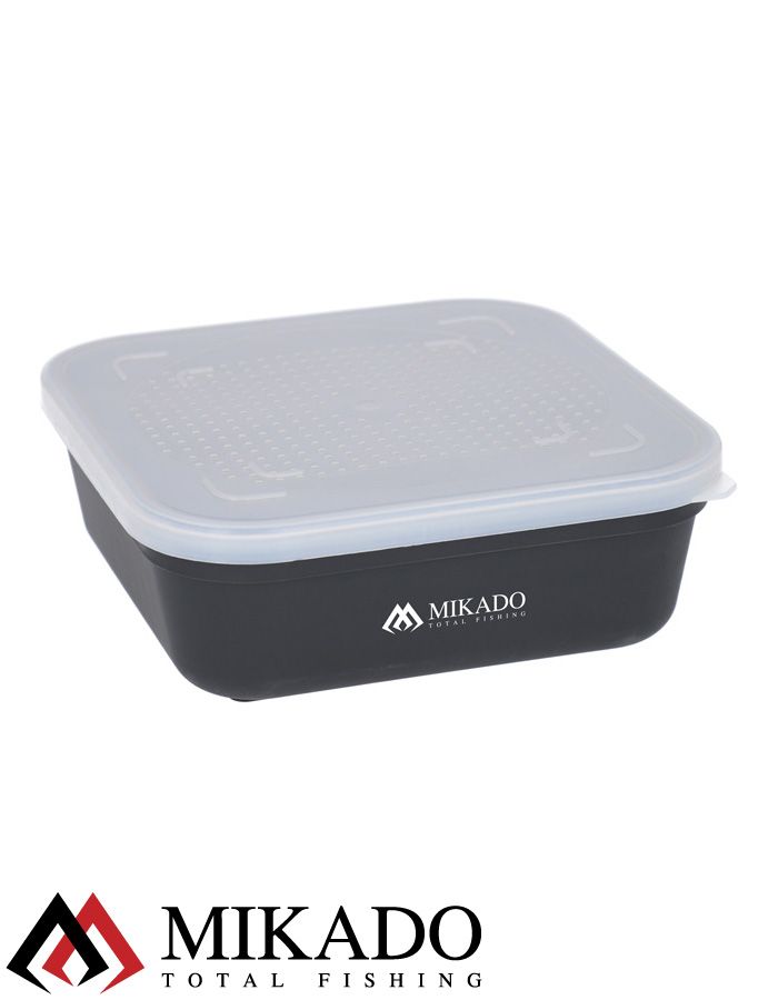Контейнер для насадки Mikado UAC-G007 (16,5 x 16,5 x 5,5 см.) чёрная