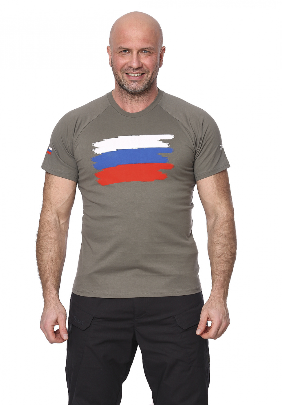 Футболка "Patriot"(Патриот) (хлопок, олива) 7TS-05OL